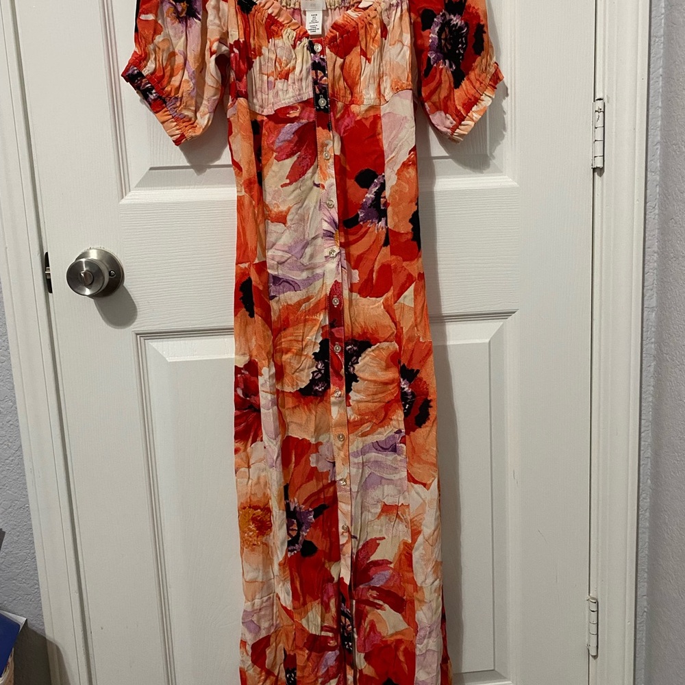 H&M Multicolor Floral Dress